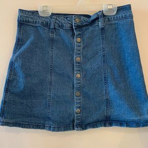 Indigo Rein Snap Jean Skirt